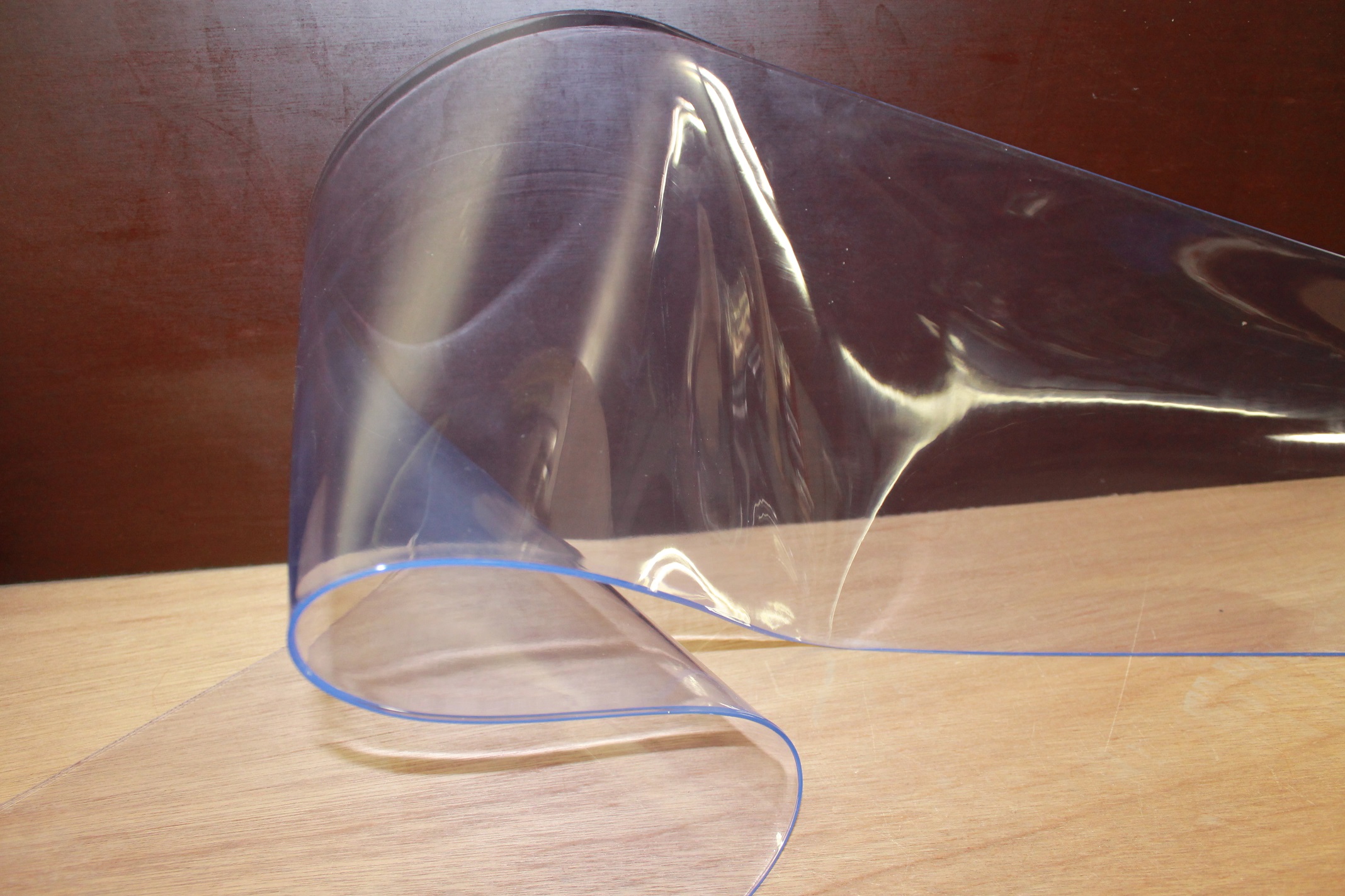 PVC Spécial Contact Alimentaire 1000 x 2 mm azuré bleuté